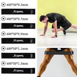 Faixa de borracha para exercícios, 4 /5 níveis de resistência, para yoga, crossfit, treinamento de força, fitness, pilates, esporte, academia - Image 3