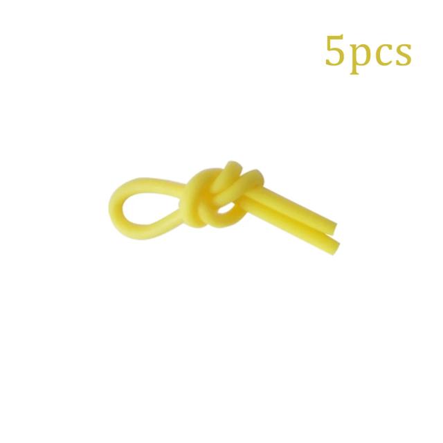 Conjunto com 5 Amortecedores de Vibração para Raquetes de Tênis em Silicone Gel - Formato de Nó para Racquetball