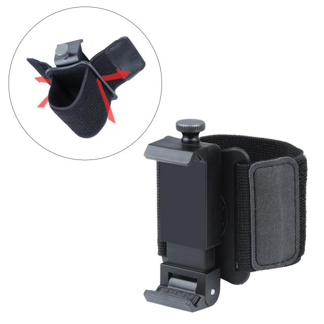 Suporte de Telefone para Bicicleta com Braçadeira Rotativa 360° e Alça de Pulso para Corrida e Ciclismo