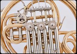 4 teclas bb/f duplo bach chifre francês latão cor dourada instrumento musical profissional com estojo - Image 5