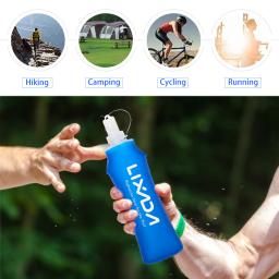 Garrafa de água dobrável portátil 500ml, garrafa filtro de água macia para uso ao ar livre, acampamento, corrida, ciclismo, caminhadas, piquenique - Image 6