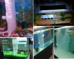 Divisor de plástico para aquário, suporte para tanque de peixes, bandeja de gotejamento, rede de suporte multifuncional - Image 6