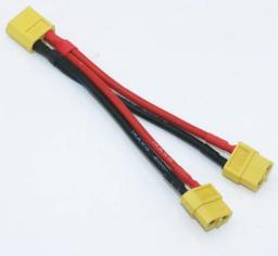 Arnês para conector de bateria xt60, cabo conector paralelo com extensão dupla, fio de silicone e bateria xt60, 1 peça - Image 5