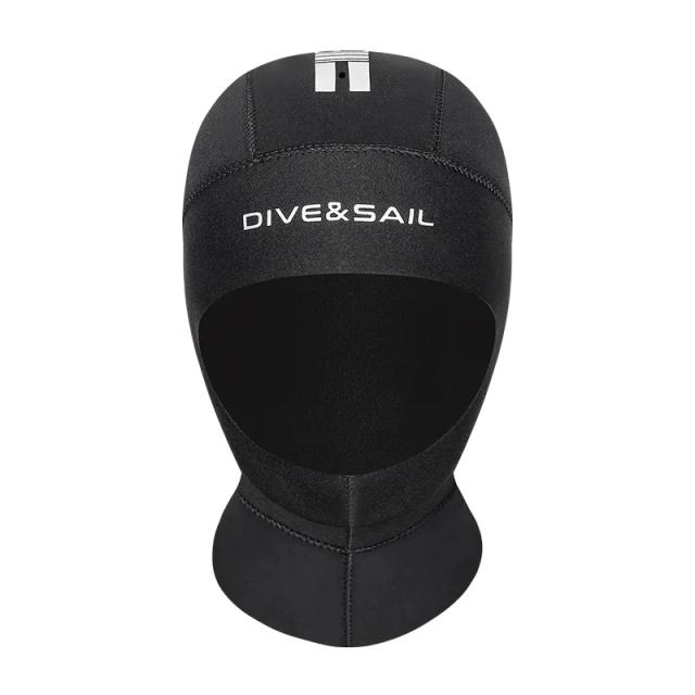 Chapéu de Neoprene Antiderrapante para Natação e Mergulho - Boné Profissional Unissex 3mm à Prova de Frio para Inverno