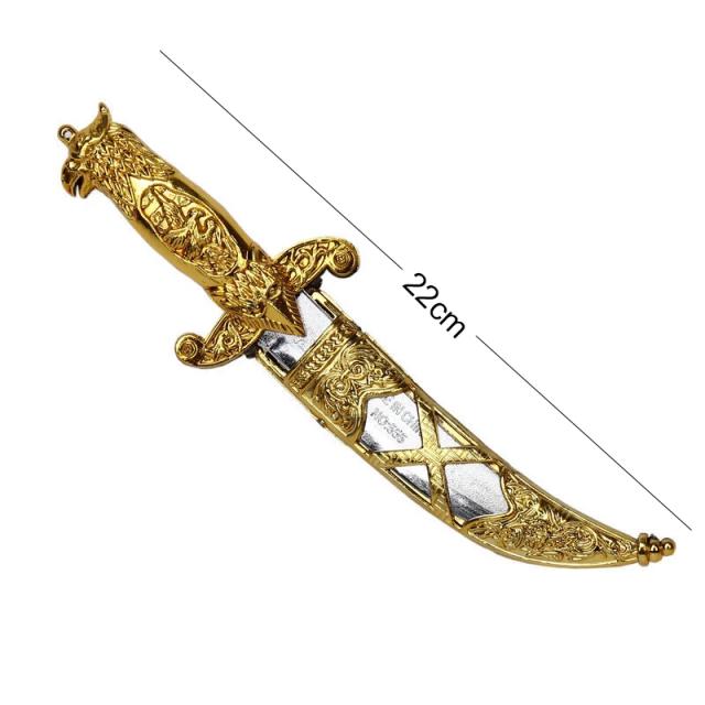 Adaga Cosplay de 22cm para Festas Mascaradas, Anime, Piratas e Shows Temáticos