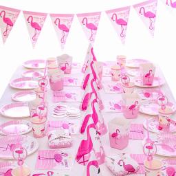 Huiran decoração de festa, flamingo rosa, havaí, verão, suprimentos para festa tropical, abacaxi, flamingo, decoração de festa de aniversário para meninas - Image 4