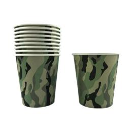 Camuflagem Theme Party Decorações, Exército Verde Louça, Copo de Papel, Prato, Guardanapos, Banners, Baby Shower, Kids' Birthday Supplies - Image 2