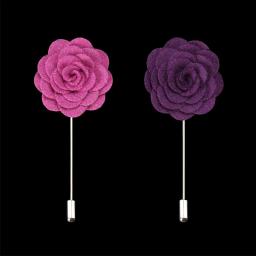 Broches masculinos para casamentos, broche de flores com lapela para homens, terno para casamento, broche de baile, acessórios para homens - Image 3