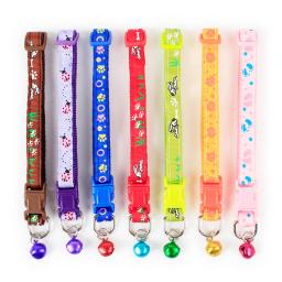 Coleiras ajustáveis 1.0 de nylon com sinos, para animais de estimação, 3 peças, charmoso, colar para cães pequenos, gatos, suprimentos para animais de estimação - Image 3