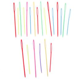10 pçs 7cm /9cm agulhas de fios de lã plástico agulhas de tricô ganchos de crochê tapeçaria crianças diy camisola agulhas de tecelagem ferramentas - Image 4