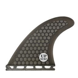 UPSURF-Fibreglass Honeycomb Short Board Fins, Tri Quilhas Single Tabs Fin, Fin G5 Tamanho, Fibreglass, M, Cor Cinza - Image 2