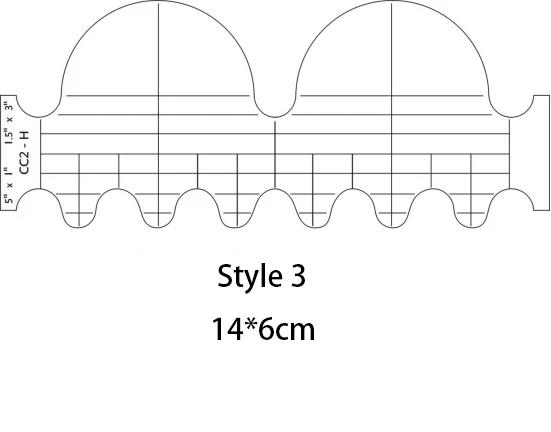 Régua Acrílica Especial para Patchwork: Acessórios Profissionais para DIY Quilting