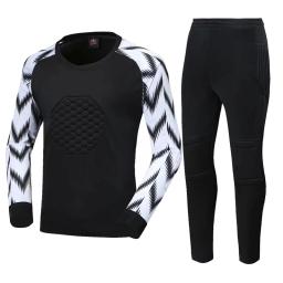 Goalkeeper Soccer Jersey e Sponge Protector Suit para Crianças e Adultos, Kits de Futebol, Treino, Uniforme para Homens, Criança - Image 2