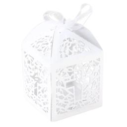 10 pçs cruz caixas de doces caixa de presente do anjo para o batismo do chuveiro do bebê aniversário primeira comunhão baptismo festa favor saco 5x5x8cm - Image 4