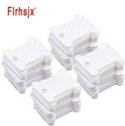 FLRHSJX-Titular Organizador De Linha De Costura, Bobinas De Fio De Plástico, Cartão Bordado Fio, DIY Craft Ferramentas Ponto Cruz, 30 PCs, 120PCs - Image 2