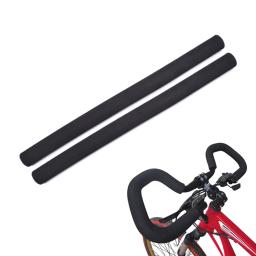 Punhos do guiador da bicicleta, tampa da esponja, espuma macia, matte, antiderrapante, acessórios do ciclismo, 22.2mm, 1 par, novo - Image 1