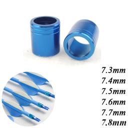 Conjunto de acessórios para flecha, 50 peças anel de flecha à prova de explosão em novas cores para arco de 7.3-8.0mm fora do diâmetro do eixo do anel de flecha - Image 6