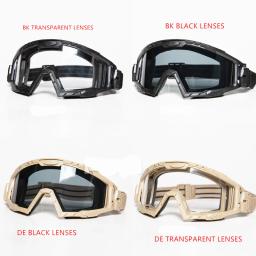 BALSI-Tactical Airsoft Caça Tiro Goggles, New Shooting Óculos, Proteção, Desert Goggles, UV400, 2.0 - Image 6