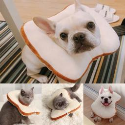 Colar elizabetano ajustável pet chapelaria brinde colar de pão pet anti-lambendo anel esterilização anti-risco - Image 6