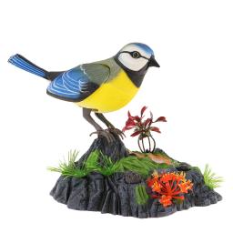 Brinquedo de pássaro que canta, sons e movimentos realistas, ativado por som, com - Image 4