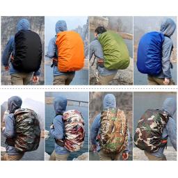 Capa de chuva mochila impermeável, saco Dustproof, acampamento ao ar livre, caminhadas, escalada, 15 L, 65L - Image 5