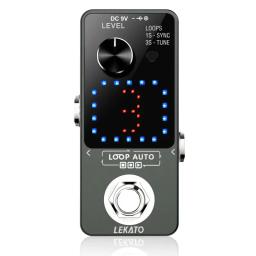 LEKATO-Loop Auto Efeito Pedal para Guitarra Elétrica, Caixa De Sintetizador De Guitarra, Slot De 3 Ondas Por 6 Minutos, Peças De Pedal - Image 1