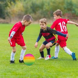 Dodgeball Kickball para Crianças e Adultos, Playground Ao Ar Livre Bola, Jogo De Handebol, Tamanho Oficial, Jogos Quadrados, Acampamentos, Piquenique, 9" - Image 5