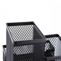 Mesh Cube Metal Stand Combinação Titular, Acessórios de mesa, Organizador de papelaria, Caneta e lápis titular, Material de escritório, Estudo Armazenamento - Image 6