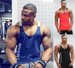 Camiseta muscular masculina, camisa sólida para ginástica, basquete, musculação, fitness, masculina, stringer, regatas, verão, novo, quente - Image 1