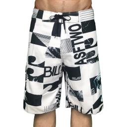 Calça de praia de surf masculina, fitness, esportes ao ar livre, shorts de natação de 5 pontos, colorido, perna larga, maiô, novo, verão - Image 2