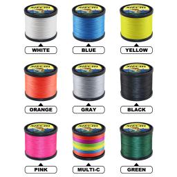 Linha de pesca de SIECHI-Carp, Japão trançado, fio do PE do Multifilament, equipamento forte super, durável, liso, 4 costas, 300m, 500m, 1000m, 100m - Image 2