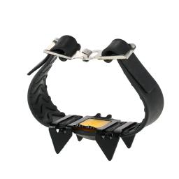 Outdoor montanha escalada neve sapatos picos, Anti Slip Crampon, Caminhadas gelo, Esqui, 4 dente pinça, Inverno - Image 2