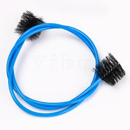 Yibuy kit de cuidados de limpeza de trompete, pincel de boca escova de serpente válvula escova de revestimento - Image 2