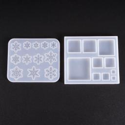 Snasan bonito contas cubo triângulo silicone molde para jóias brincos pingente que faz resina uv resina cola epoxy moldes artesanato diy ferramenta - Image 4