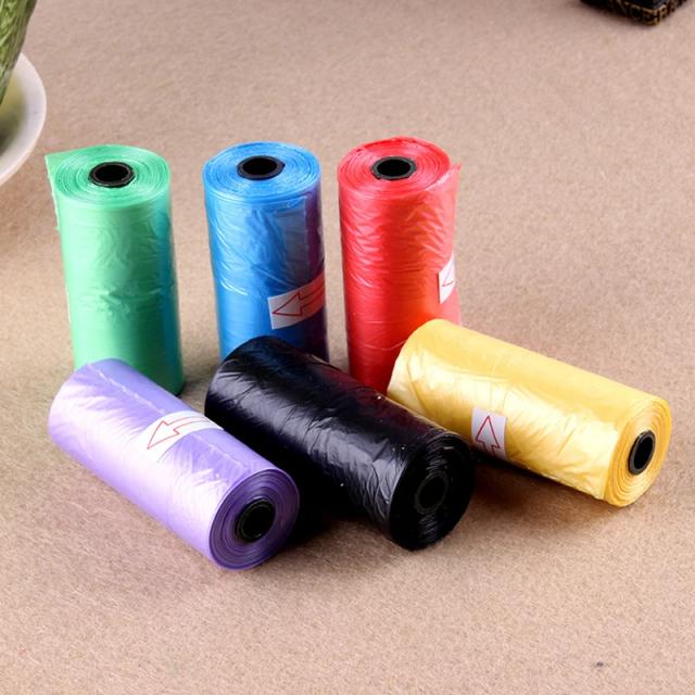 Rolo Biodegradável de Sacos de Cocô para Cães - 1/5 Zero Resíduos com Dispensador Ecológico
