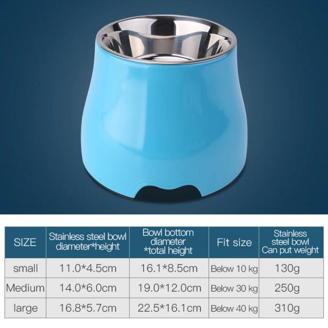 Tigelas de Aço Inoxidável Fenice para Cães e Gatos: Alimentador de Água e Prato Ideal para Animais de Estimação