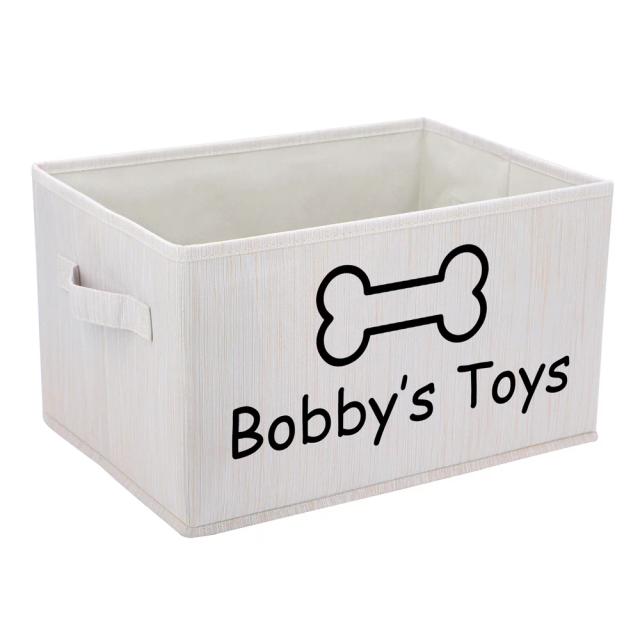 Caixas de Armazenamento Personalizadas para Brinquedos e Acessórios de Cães e Gatos