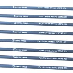 Flechas de carbono puro 300, 400 id de coluna, 6.2mm 28/20/22 polegadas, arco composto, arco recurvo, caça, tiro com arco - Image 5