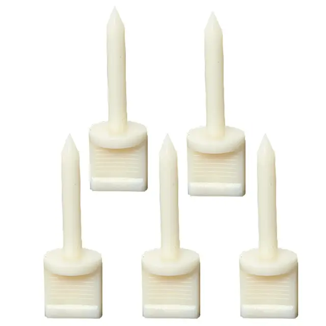 Conjunto de 5 Pinos de Plástico de 6,5 cm para Fixação de Alvos em Tiro com Arco e Recurvo