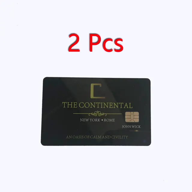 Cartão Original para Cosplay e Acessórios de Hotel - Conjunto de 2 Peças para Presentear Homens e Mulheres
