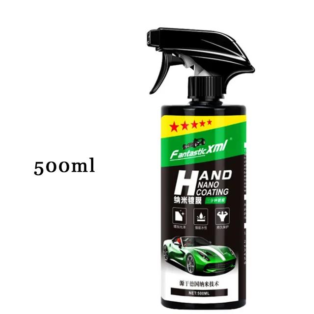 Kit de Revestimento Cerâmico Nano para Carros com Spray Polido e Acessórios Protetores 500ml