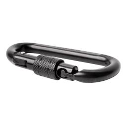 Mosquetão de trava 30kn, equipamento de escalada em forma de d, preto certificado da ce - Image 3