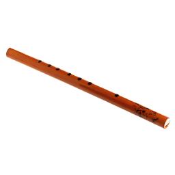 Clarinete tradicional de bambu com 6 buracos, instrumento musical de estudante, cor de madeira - Image 4