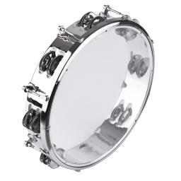 Muslady pandeiro de 8 polegadas, tamborim com tambor de mão e instrumento de percussão de tela dupla - Image 4