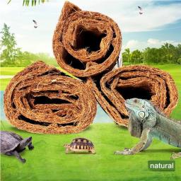 Tapete para répteis, esteira de tartaruga de coir, fibra de coco natural para terrário de animais de estimação, suprimentos para répteis, lagarto, cobra, melancia, tartaruga - Image 2