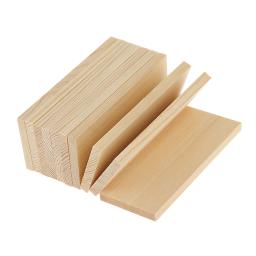 Painéis de madeira de pinho em forma de madeira natural, 10 peças, para fazer modelos artesanais - Image 1