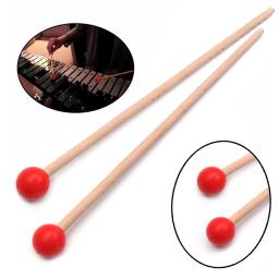 1 par profissional xilofone marimba mallet baquetas percussão peças comprimento 365mm acessórios de percussão - Image 1