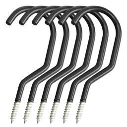 Suporte de parede para bicicleta, 6 peças, garagem, montagem na parede, gancho de armazenamento, ciclismo, suporte de bicicleta, acessórios - Image 5