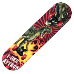 60cm crianças skate dos desenhos animados skate dinossauro aranha longboard marple duplo rocker para criança skate board childern - Image 3