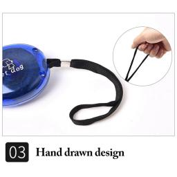 Coleira retrátil de nylon para cães, coleira extensora de 2.5m, durável, automática, retrátil, de chumbo para caminhada, corrida, cachorros - Image 4